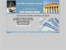 Tablet Screenshot of bartmcnallylaw.com